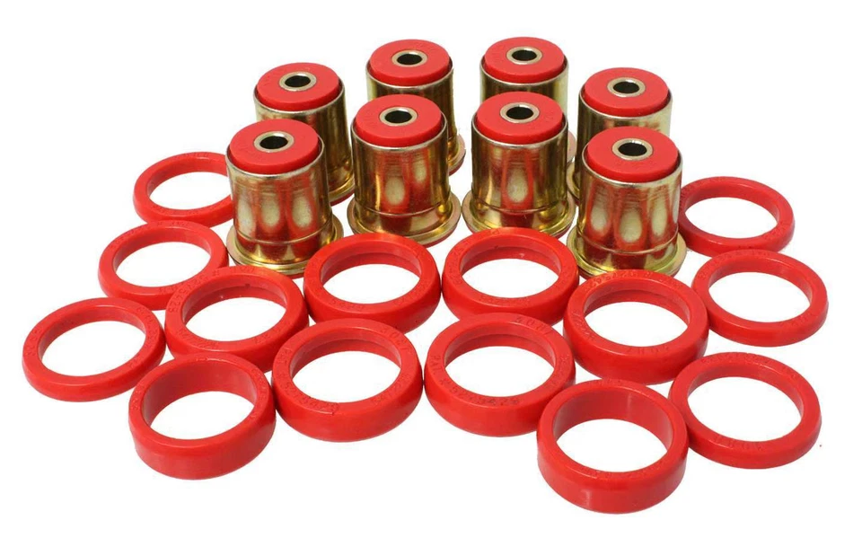 Energy Suspension 3.3132R Polyurethane Rear Control Arm Bushings Red - Image 1 of 1