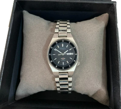 Reloj para dama Citizen Eagle 7 automático día-fecha esfera negra vintage Foto 1 de 4