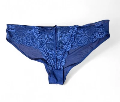 Adore Me Panty Sz 4XL Soft Blue Hipster Lace Feminine Sexy Fairy Cottagecore - Image 1 of 4