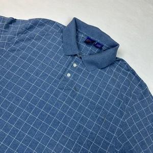 Pendleton Hemd Herren Large Polo blau kariert kurzarm - Bild 1 von 10