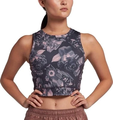 Para mujeres Nike Epic Lux Correr Estampado Floral Camiseta sin mangas M Rosa Gris Gimnasio Correr Yoga Foto 1 de 4