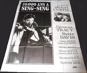 1932 20.000 Years in Sing Sing ORIGINAL POSTER Michael Curtiz Spencer Tracy - Imagen 1 de 1