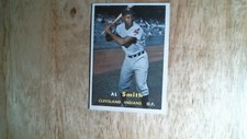 1957 Topps baseball card # 145 Al Smith EXNM