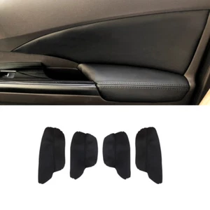 4xInner Door Handle Armrest / Panel LEATHER Cover for Honda CRV 2012-2016 2017 - Bild 1 von 12