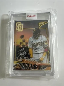 2021 Topps Project 70 Fernando Tatis Jr. 1977 Art By King Saladeen #135 Padres - Picture 1 of 2