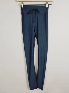 THE UPSIDE Womens Size XXS or 6 Blue Grey Solid Yoga Pants RRP$119.99 - Picture 1 of 7