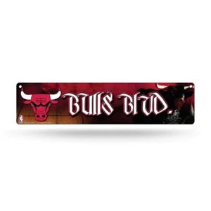 Chicago Bulls NBA Basketball 16" Street Sign Fan Wall Decor - Picture 1 of 1