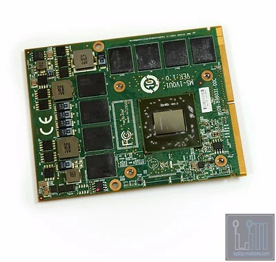 Tarjeta de gráficos MSI GX640 ATI Mobility Radeon HD 5850 1 GB GPU MS-1V0U1 109-B96031 Foto 1 de 2