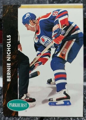 1991-92 Parkhurst #278 Bernie Nicholls French Edition Edmonton Oilers  - Image 1 of 2
