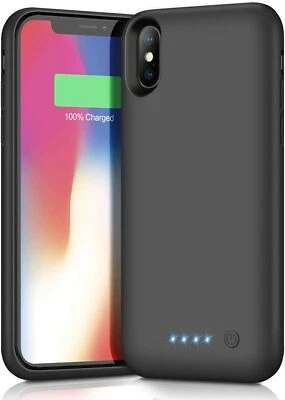 Funda Cargador Para iPhone X/XS/10 Case Apple Bateria Portatil Estuche Protector - Image 1 of 4