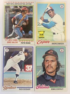 1978 Topps Baseball Cards #1-360 - HOF Stars Rookies RC - Pick Card(s)
