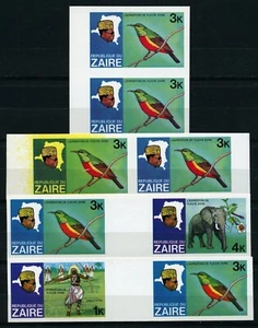 Congo Congo Zaire 1979 aves Spint 590 U impresiones de muestra y recolección MNH / 680 - Imagen 1 de 1
