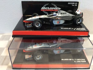 1/43 MINICHAMPS 530 984307 MCLAREN MP 4/ 13 MERCEDES D.COULTHARD F 1 1998 # 7 - Picture 1 of 5