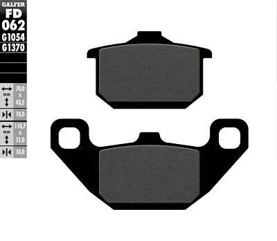 Kawasaki VN 750 VULCAN 1993-2024 Galfer Front Brake Pads - Image 1 of 4