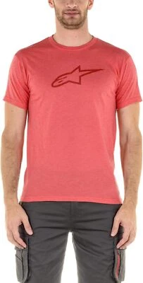 Camiseta Alpinestars Ageless II Mangas Cortas Hombres Ropa Informal Camiseta Roja Breather 3013 Foto 1 de 4