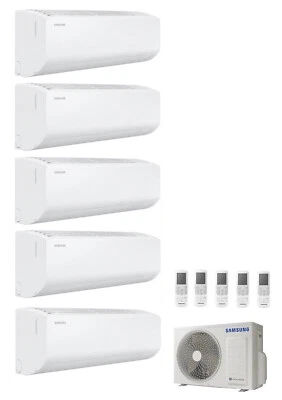 SAMSUNG LUZON S2 4x2,5 + 5,0kW MultiSplit Aussen 10kW Klimaanlage Wi-Fi - Bild 1 von 4