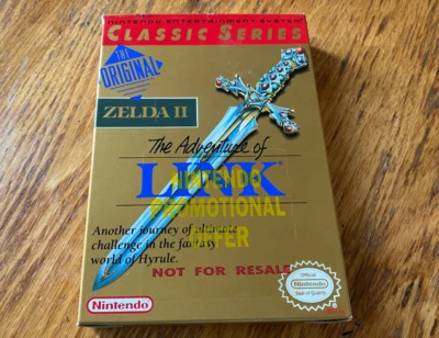 NOT FOR RESALE Zelda II: Adventure of Link Nintendo Promotional Offer 2 nes MINT - Image 1 of 4