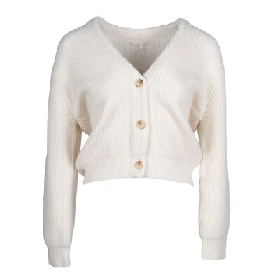 Maje Women's Cardigan Size 1 / S Cropped Cardigan Wool Blend MFPCA00200 - Image 1 of 4