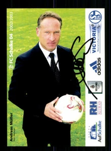 Andreas Müller Autogrammkarte FC Schalke 04 2002-03 1.Karte Original Signiert - Bild 1 von 2