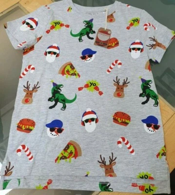 BOY'S NEW NEXT XMAS T-SHIRT 🎄🎅   SIZE 10 YEARS  - Image 1 of 4