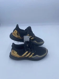 Adidas UltraBoost Metallic Gold Black Men EG8102 - Picture 1 of 5