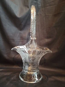 Heisey Haube Glaskorb signiert - Bild 1 von 4