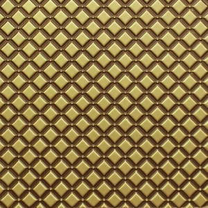 Lote de 25 piezas de azulejos de techo de PVC de latón antiguo con aspecto de estaño 3D D1276 - Imagen 1 de 2