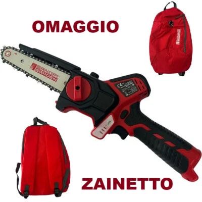 Potatore Troncarami Sandrigarden SG-TR 1600-Batterie 16.8V 2 Ah-Brushless-Omaggi