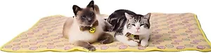 NACOCO Hunde Kühlmatte gelb Ei waschbar Kühlpad 38,5"x 27,5" Ostern NEU Katze - Bild 1 von 12