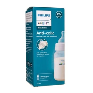 PHILIPS AVENT Baby Feeding Bottle Anti Colic Air Free Slow Flow Valve 260ml 1m+ - Picture 1 of 24