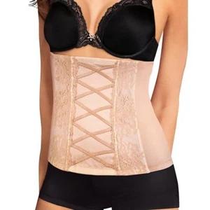 Maidenform Lace Firm Control Embroidered WaistNipper DM2000 NWT Size Medium - Foto 1 di 9