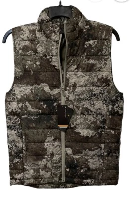 NWT Cabela's Strata 3M Thinsulate  Windstopper Camo Vest Featherless Size S - Image 1 of 4