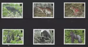 JERSEY 2009 ENDANGERED SPECIES GERALD DURRELL SET OF 6 UNMOUNTED MINT, MNH - Picture 1 of 1