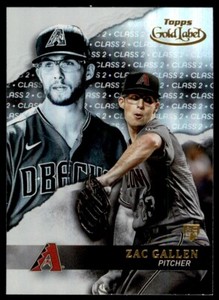 2020 Topps Gold Label Class 1 Black Zac Gallen Arizona Diamondbacks #77