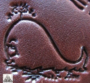 Baron Tools LA Cartoon Sperm Whale Leather Working Full Handle Stamping Tool - Picture 1 of 3