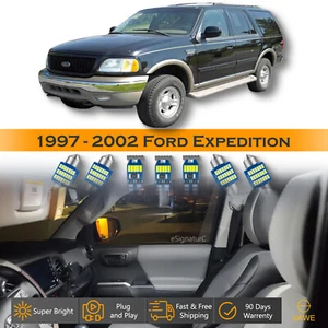 Kit de equipamiento interior de 16 luces LED ultra blancas para Ford Expedition 1997-2002 - Imagen 1 de 8