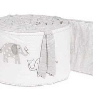 Pottery Barn Elephant Animal Room Decor Baby Kids White & Gray Grey - Picture 1 of 8