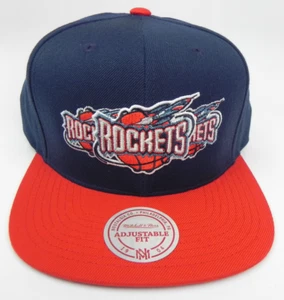 HOUSTON ROCKETS NBA 2-TONE VTG TRIPLE LOGO SNAPBACK MITCHELL & NESS CAP HAT NEW! - Picture 1 of 9