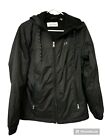 Calvin Klein Full Zip Black Hooded Fleece Jacket Size Small