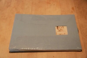 hellblaues Fotoalbum ARTEBENE 40 Seiten weiß 34 x 23 cm *** NEU OVP Geburt Junge - Bild 1 von 5