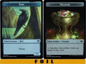 1x - VOGEL \\ TREASURE Token (#02/19) - FOIL - Kaldheim - NM MTG - Bild 1 von 1