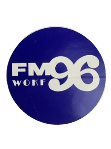 Vintage WOKF 96 FM Radiosender 5 1/2" runder Aufkleber Aufkleber 70er Jahre Tampa Bay Area - Bild 1 von 3