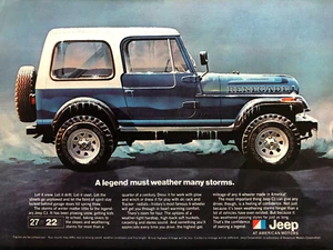 Vintage 1981 Jeep CJ Renegade original color ad AM056 - Picture 1 of 2