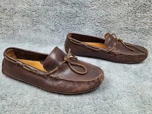 Cole Haan Shoes Men 10 M Brown Leather Loafers Gunnison Driving Moc Slip Casual - Picture 1 of 9