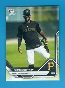 2025 TOPPS NOW "ROAD TO OPENING DAY" OD-233 Andrew McCutchen Pirates - Picture 1 of 2