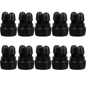10 Pezzi Adattatore Tubo Irrigazione a Goccia PVC Doppio Connettore di Bloccaggio per Tubo Giardino - Foto 1 di 12