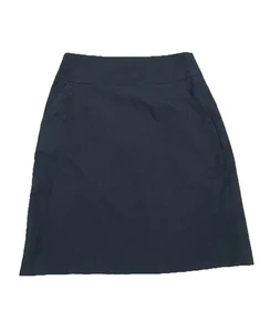 Banana Republic Stretch Taschen schwarz Bleistiftrock Größe 6 Schlitz Saum Reißverschluss hinten - Bild 1 von 10