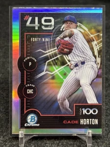 2025 Bowman Chrome TOP 100 Cade Horton #BTP-49 - Chicago Cubs - Bild 1 von 2