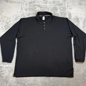 Patagonia Polo Herren XL schwarz Bio Baumwolle Langarm - Bild 1 von 8