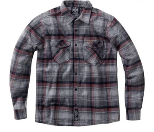 WCC West Coast Choppers Herren Hemd Rigid Flannel WCCWS156GR - Bild 1 von 6